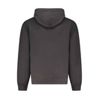 Calvin Klein Black Cotton Men Sweater Hoodie