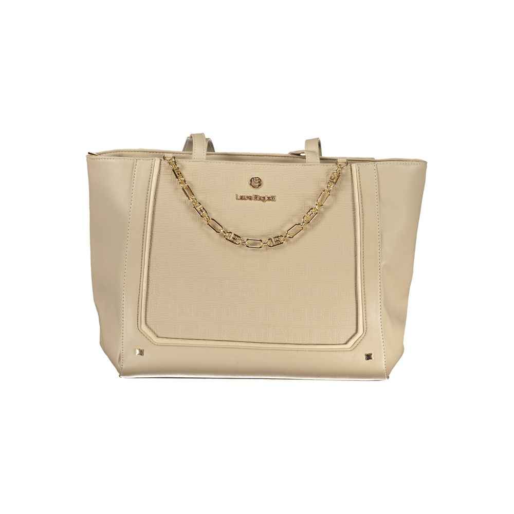 Laura Biagiotti Beige PVC Women Handbag