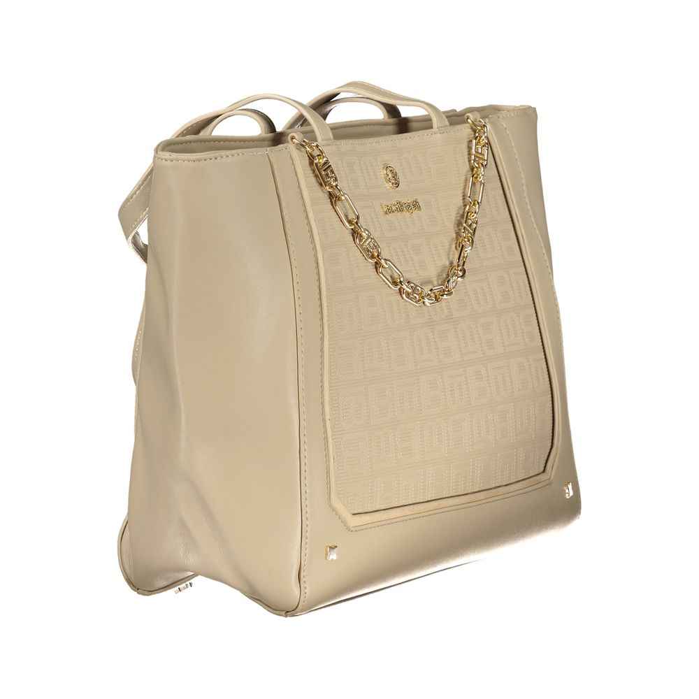 Laura Biagiotti Beige PVC Women Handbag