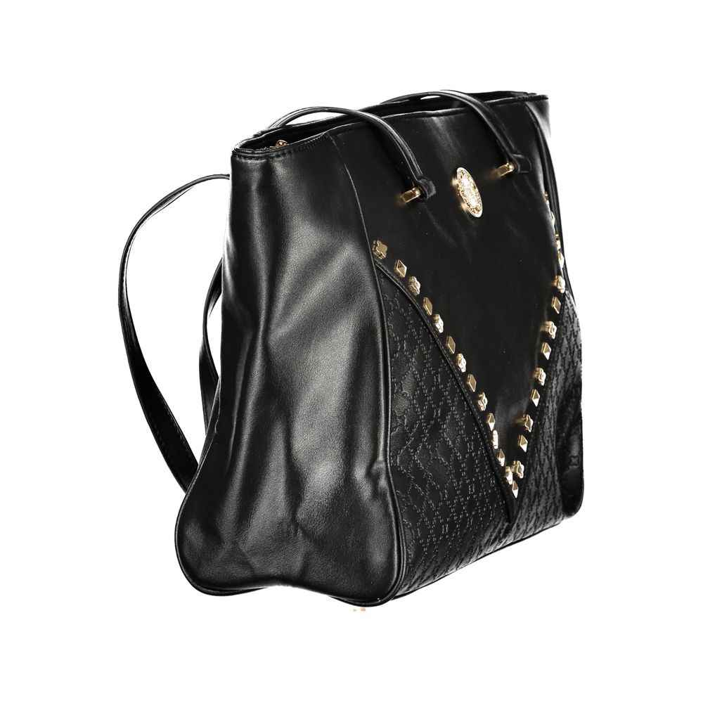 Laura Biagiotti Black PVC Women Handbag