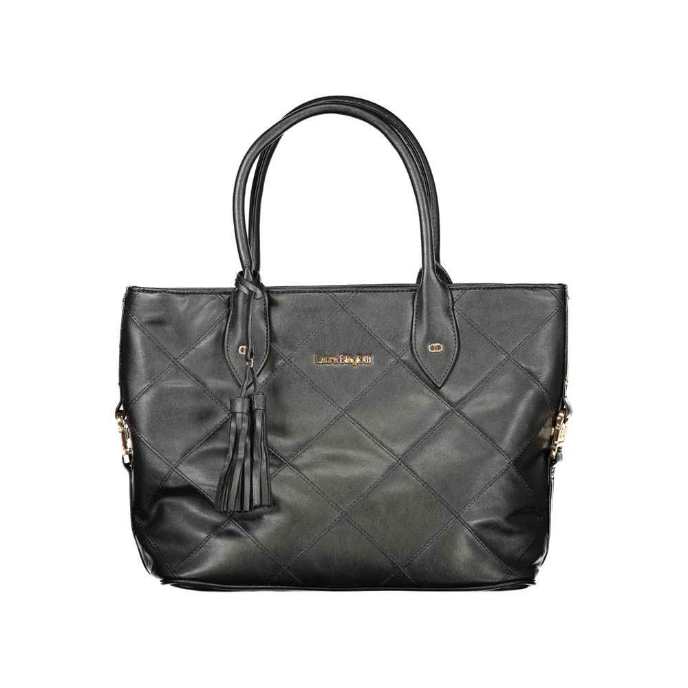 Laura Biagiotti Black PVC Women Handbag