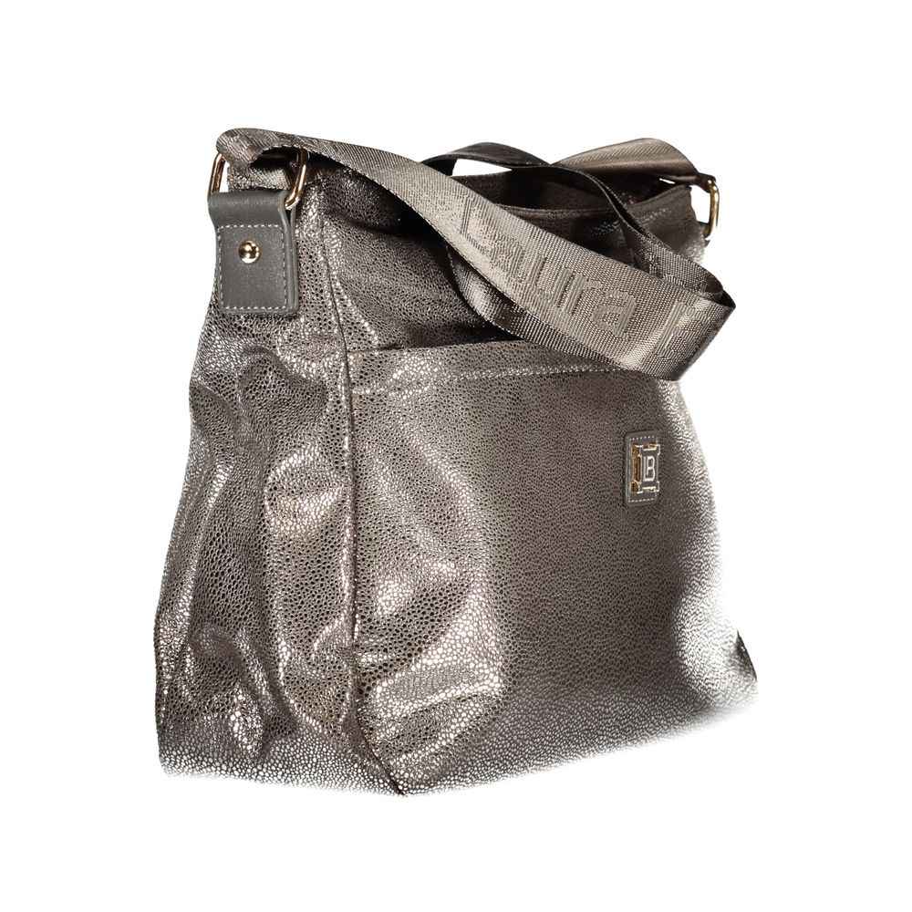 Laura Biagiotti Gray Polyester Women Handbag