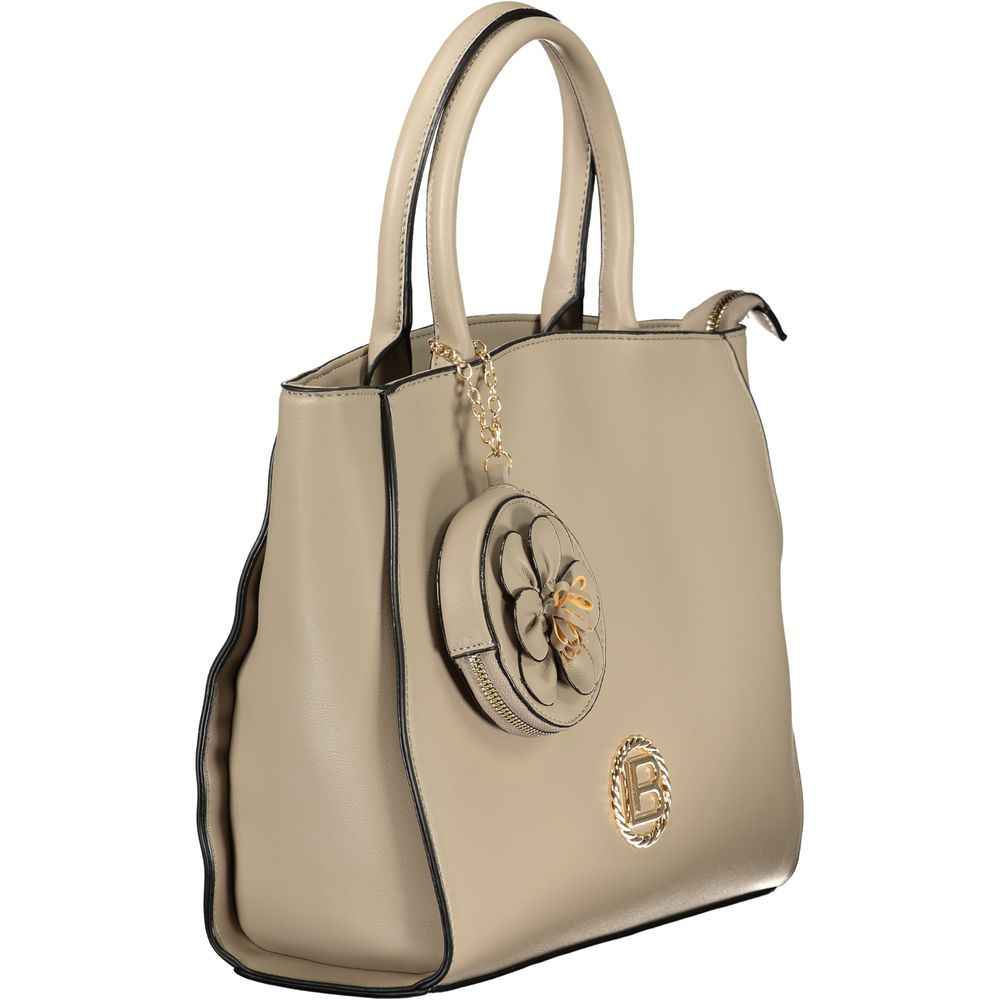 Laura Biagiotti Beige PVC Women Handbag