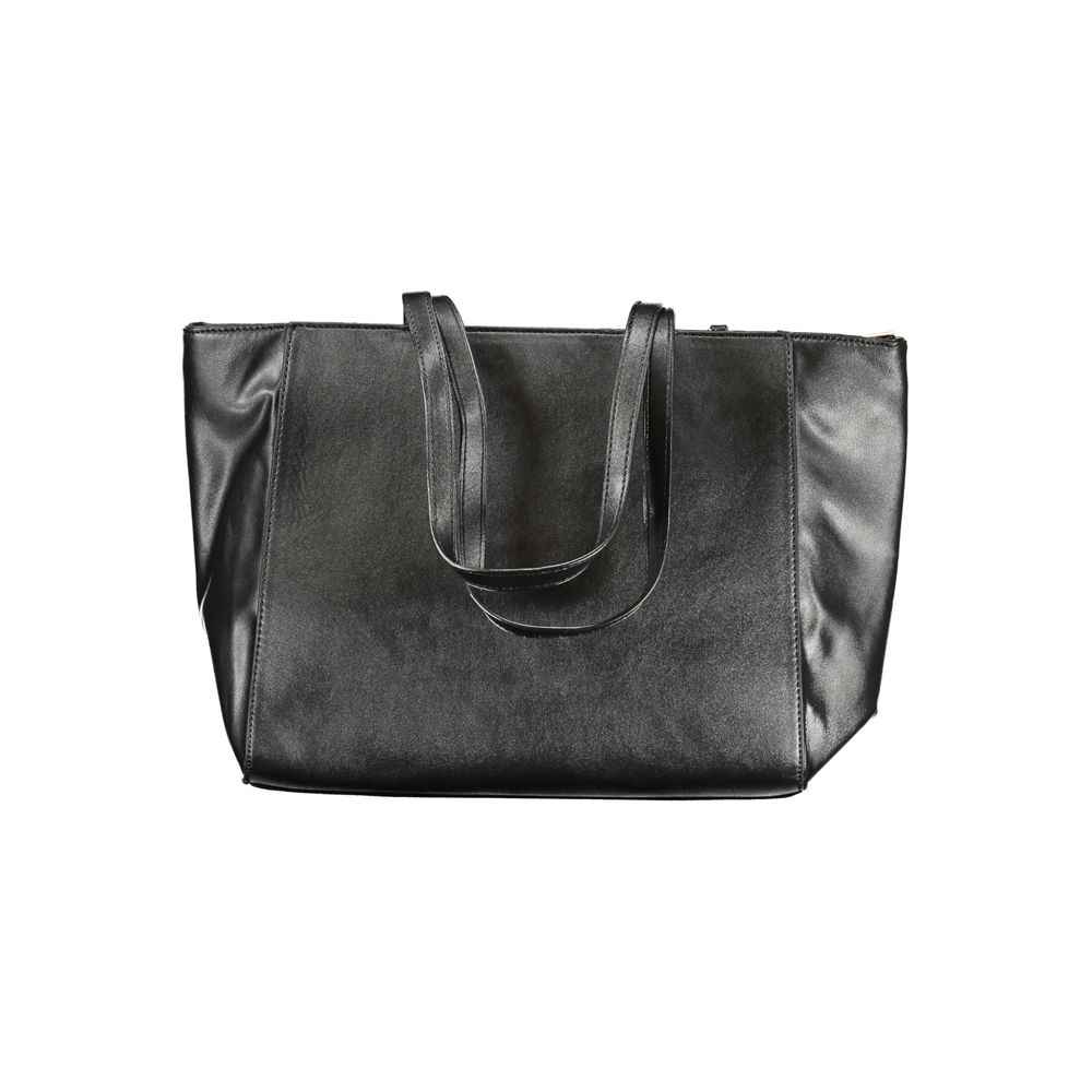 Laura Biagiotti Black PVC Women Handbag