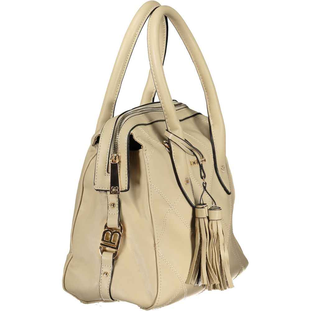 Laura Biagiotti Beige PVC Women Handbag