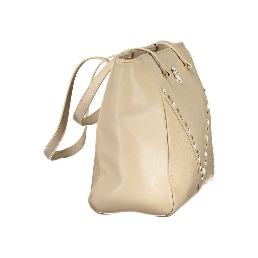 Laura Biagiotti Beige PVC Women Handbag