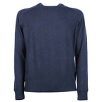 Emilio Romanelli Blue Cashmere Men Sweater