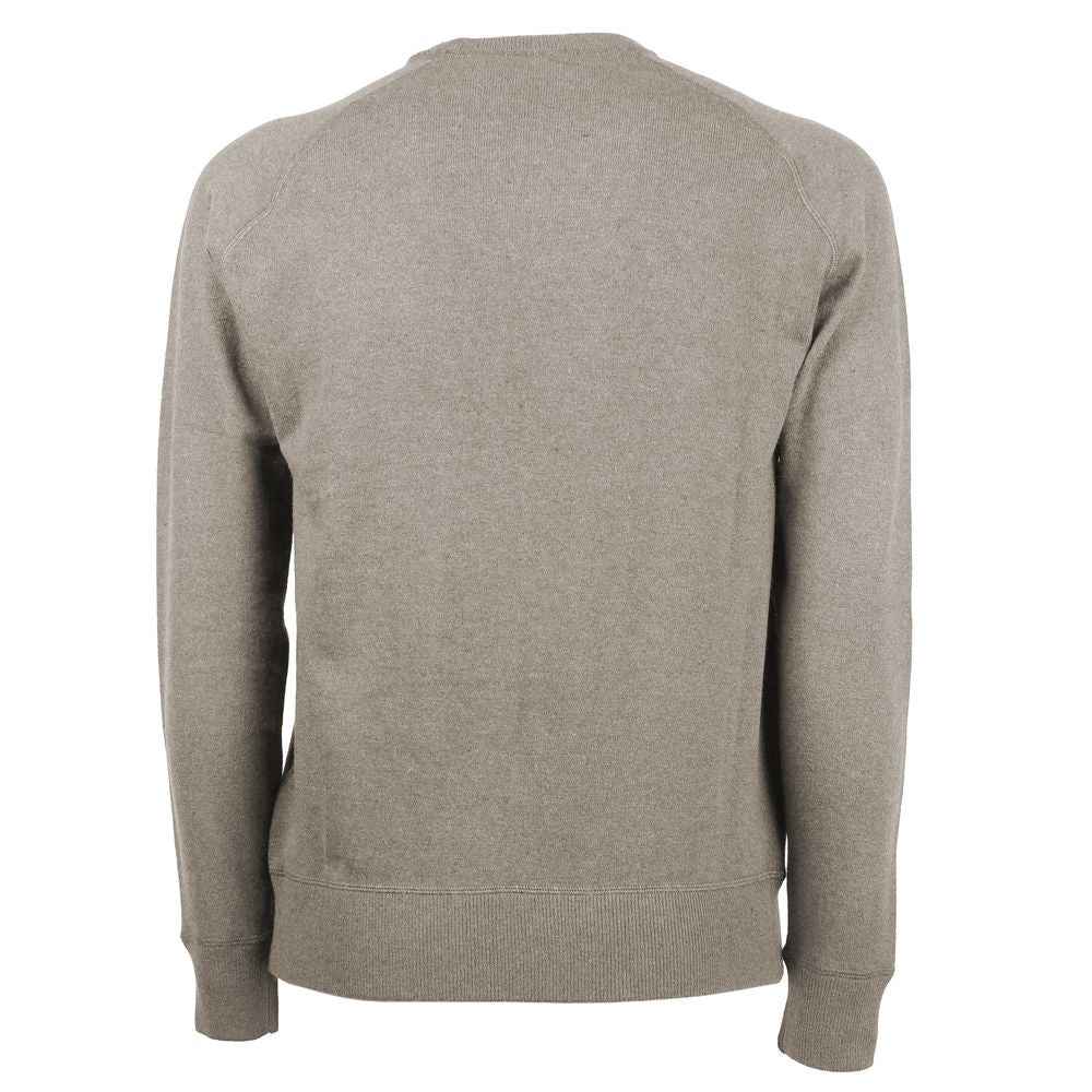 Emilio Romanelli Beige Cashmere Men Sweater