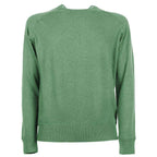 Emilio Romanelli Green Cashmere Men Sweater