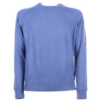 Emilio Romanelli Blue Cashmere Men Sweater