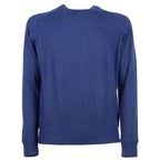 Emilio Romanelli Blue Cashmere Men Sweater