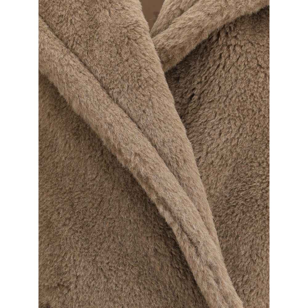 Max Mara Brown Alpaca Vicugna Pacos Coat