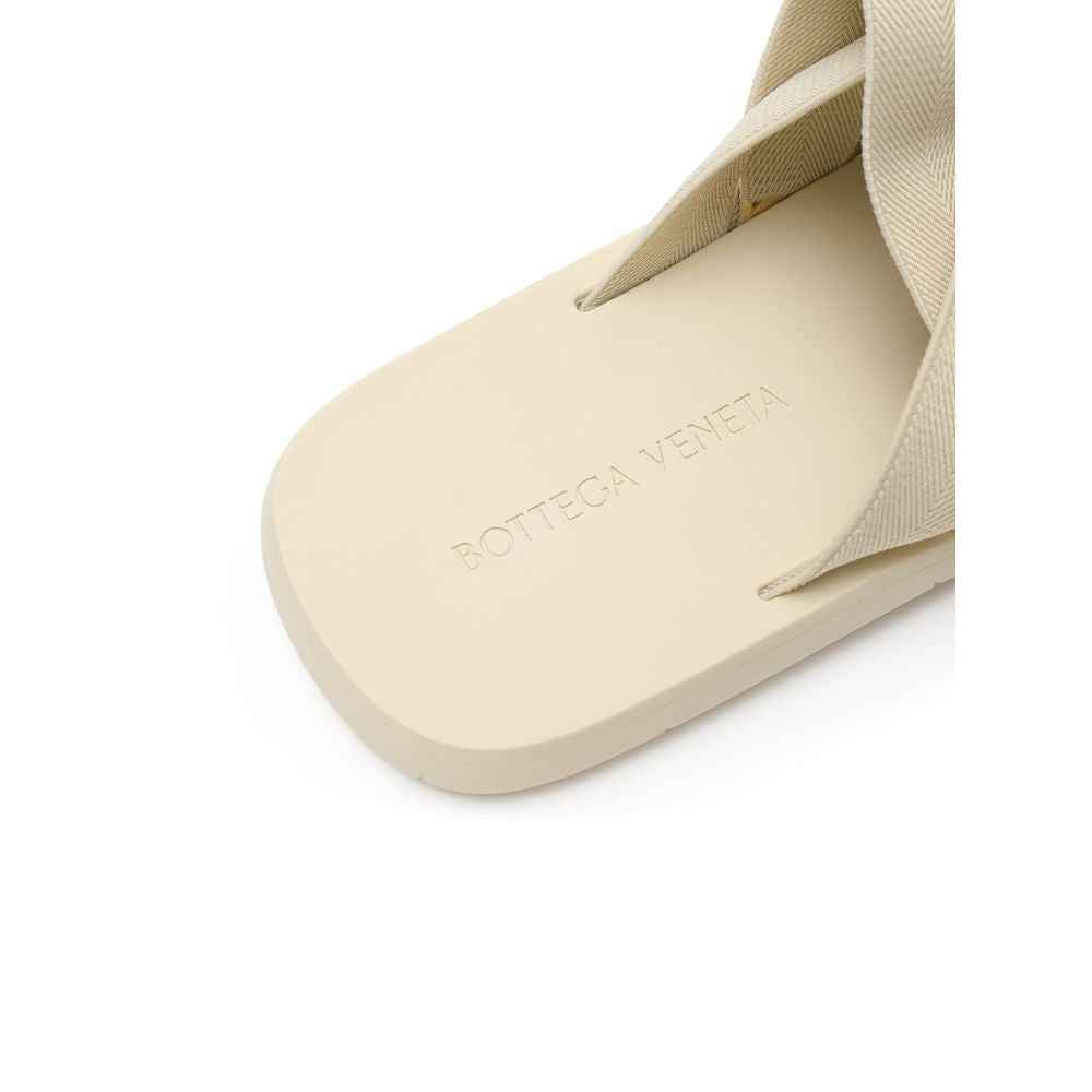 Bottega Veneta Beige Fabric Slipper