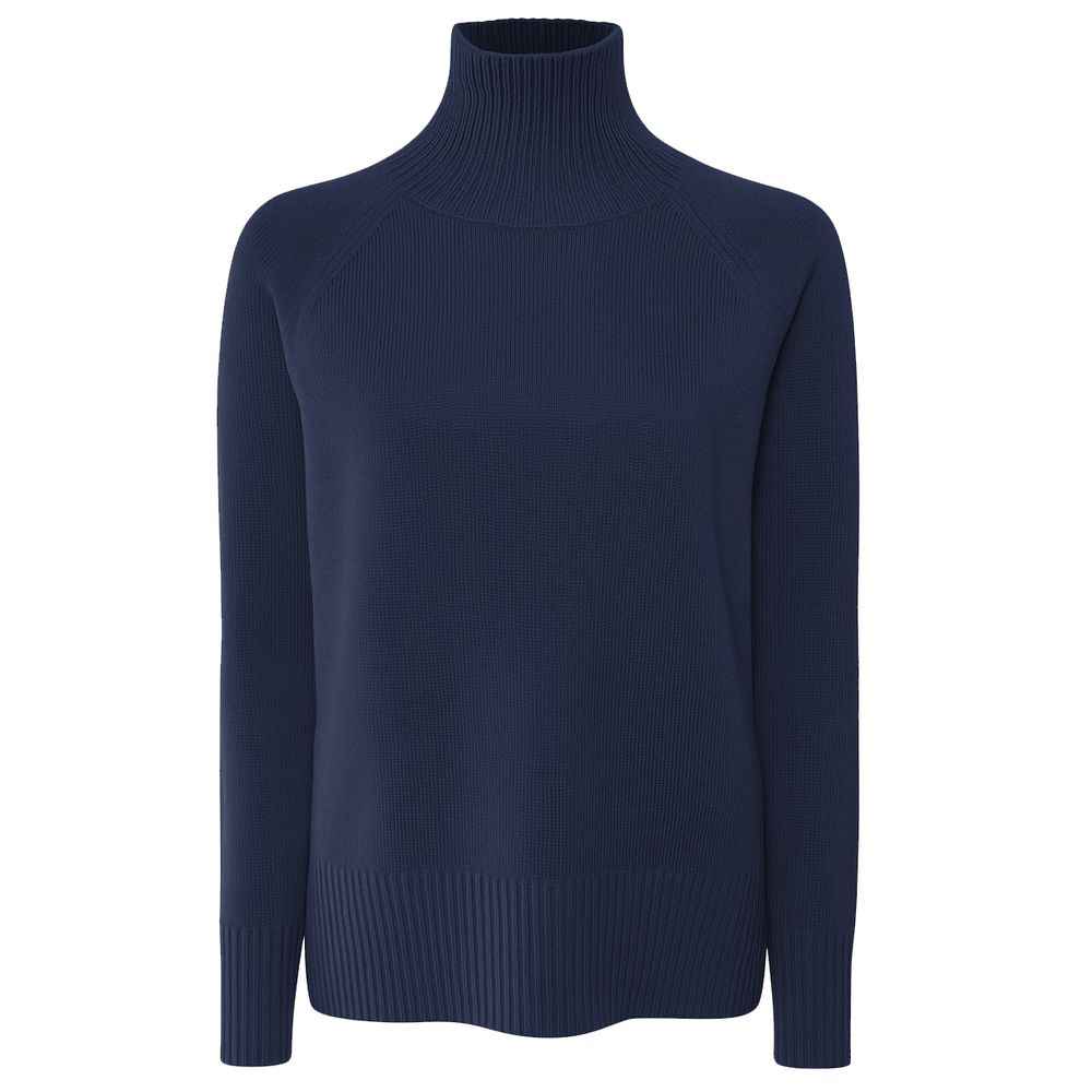 Emilio Romanelli Blue Cashmere Women Sweater
