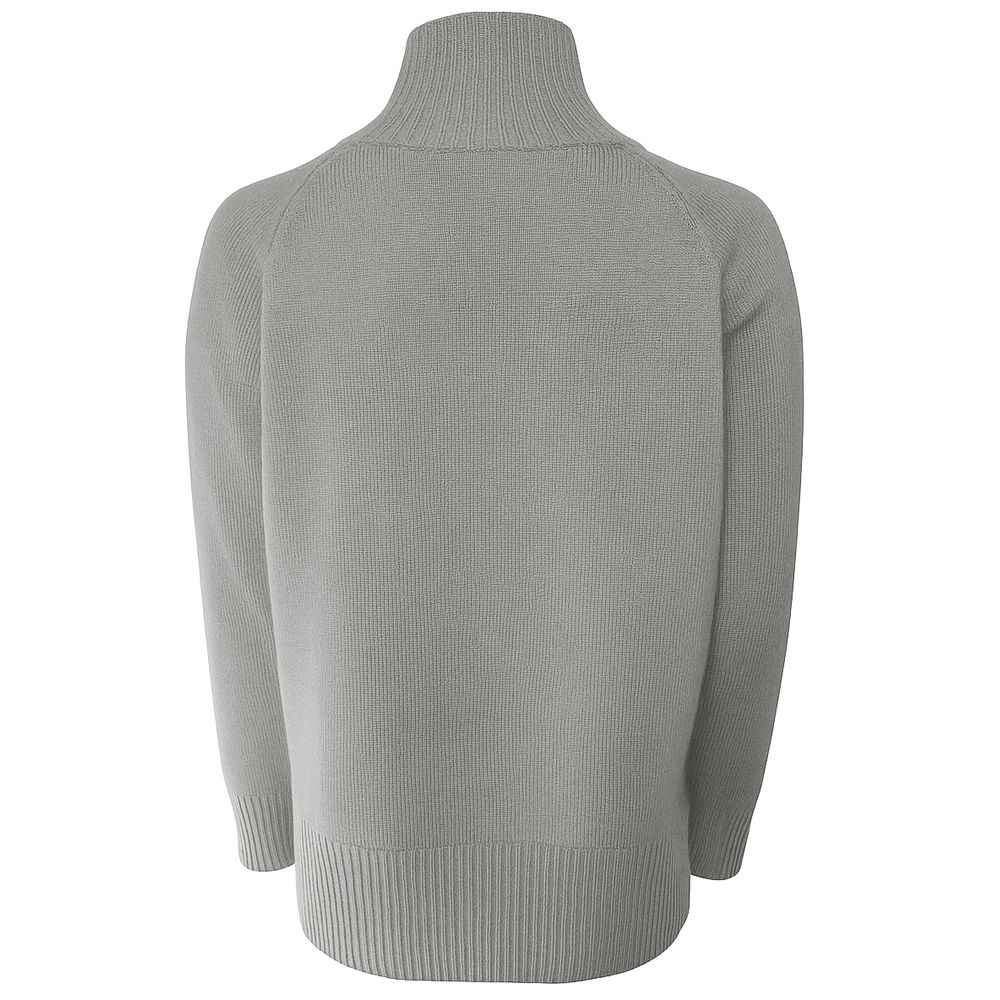 Emilio Romanelli Gray Cashmere Women Sweater