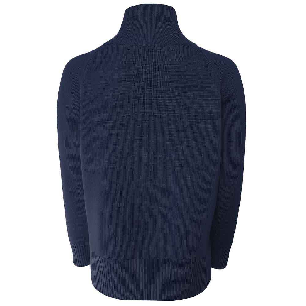 Emilio Romanelli Blue Cashmere Women Sweater