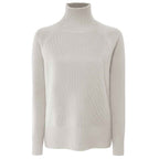 Emilio Romanelli Beige Cashmere Women Sweater