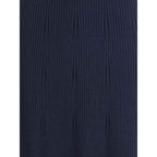 SA SU PHI Ribbed Cashmere Silk Sleeveless Long Dress