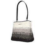 Michael Kors Black Raffia Shoulder Bag