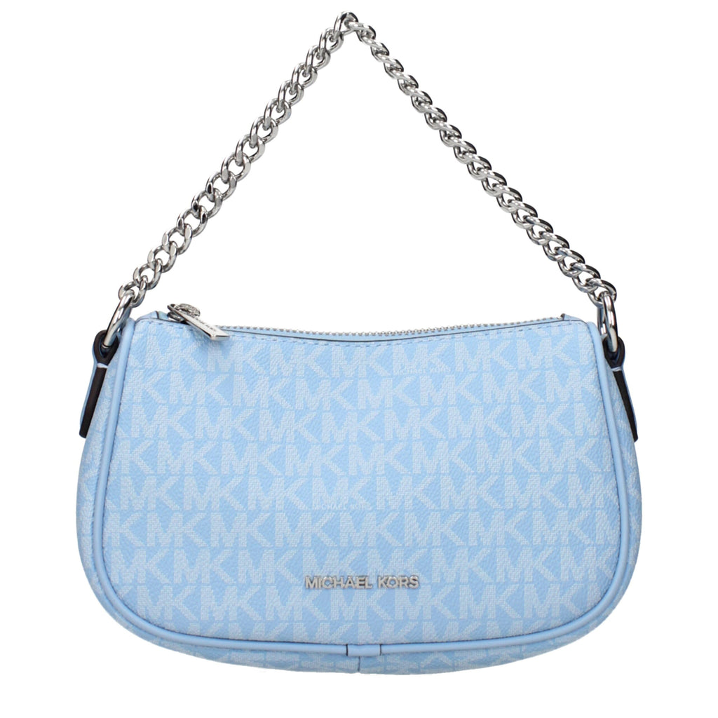 Michael Kors Light Blue Fabric Handbag