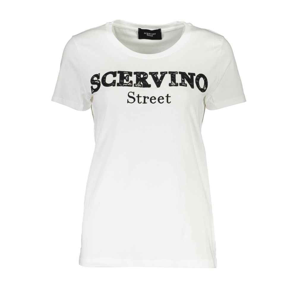 Scervino Street White Cotton T-Shirt