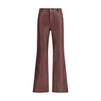 Chloé Bordeaux Leather Pants