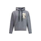 Moncler Grenoble Gray Cotton Sweatshirt