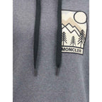 Moncler Grenoble Gray Cotton Sweatshirt