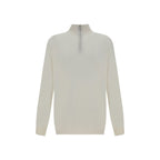 Brunello Cucinelli White Cashmere Cashmere Sweater