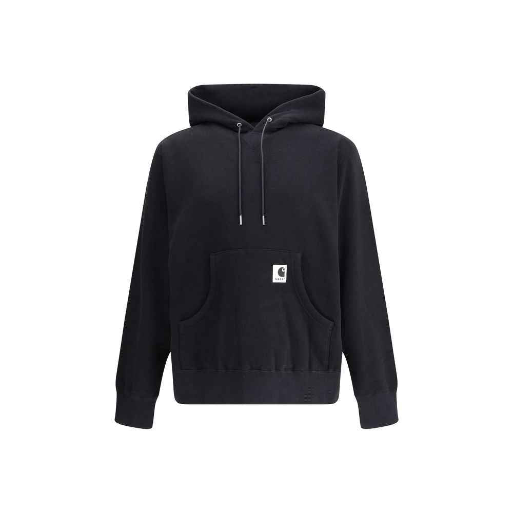 Sacai Black Cotton Sweatshirt