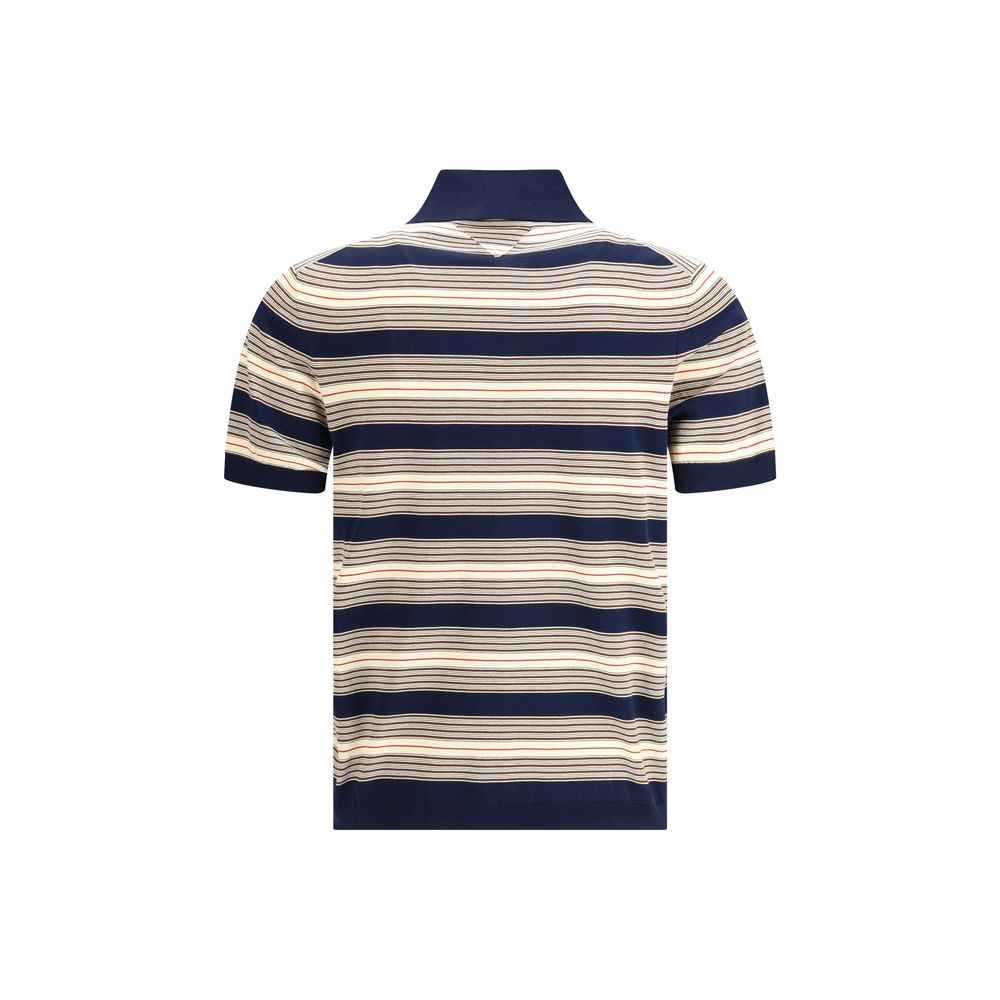 Prada Striped cotton Polo