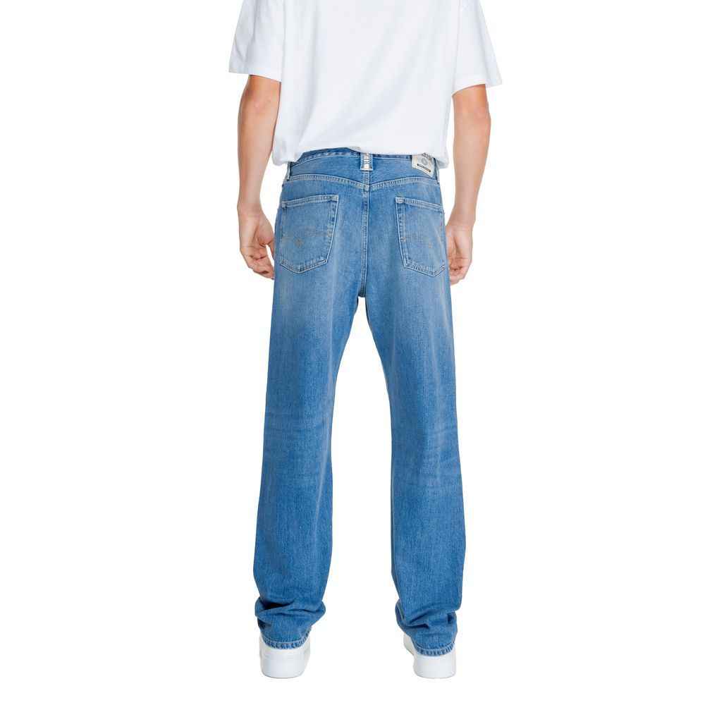 Replay Blue Cotton Pant