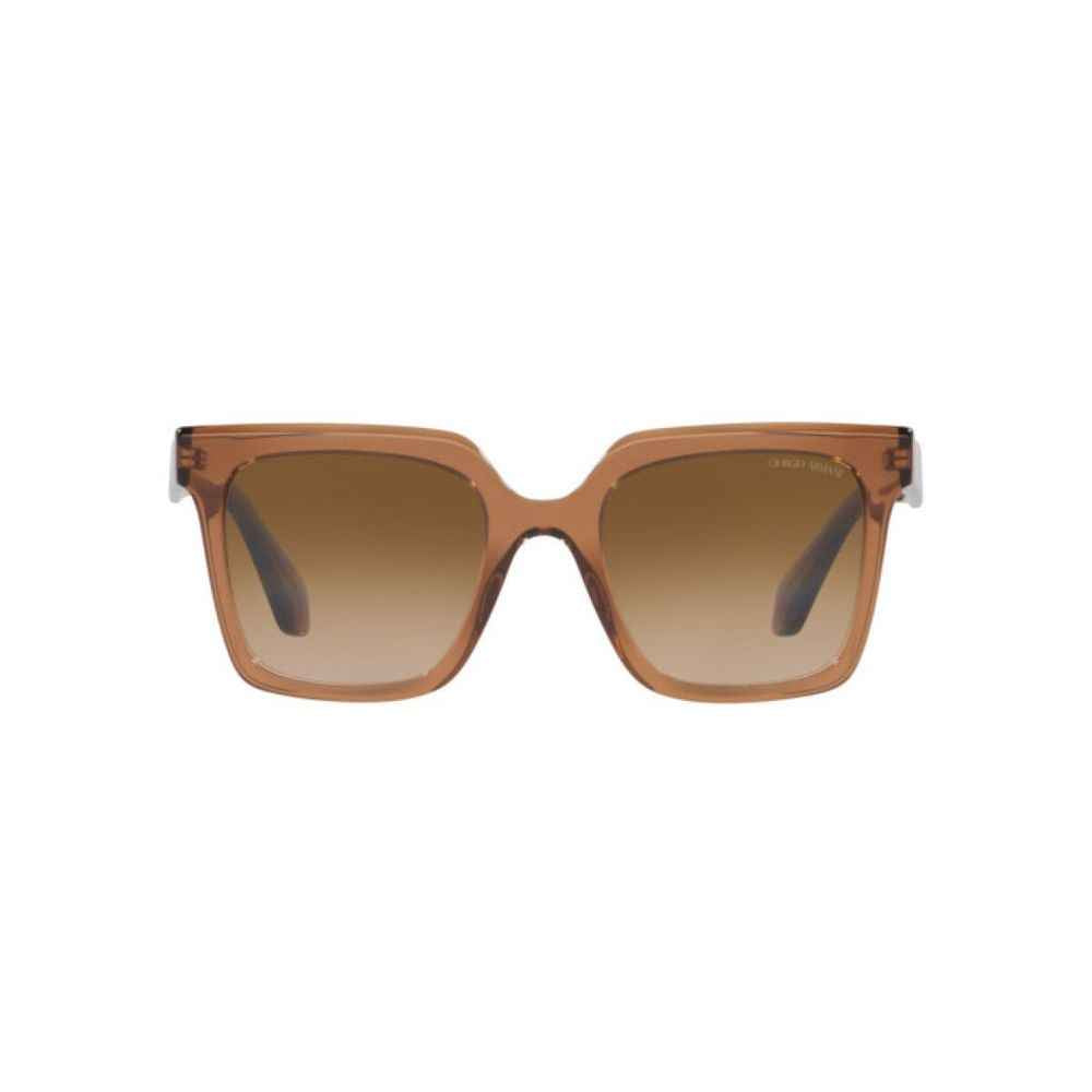Giorgio Armani Brown Acetate Sunglasses