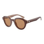 Giorgio Armani Brown Acetate Sunglasses