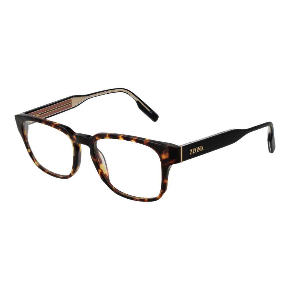 Ermenegildo Zegna Brown Men Glasses Frame