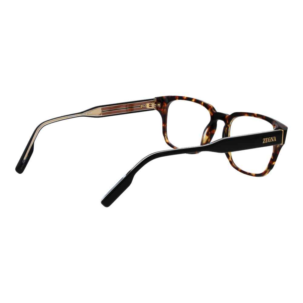 Ermenegildo Zegna Brown Men Glasses Frame
