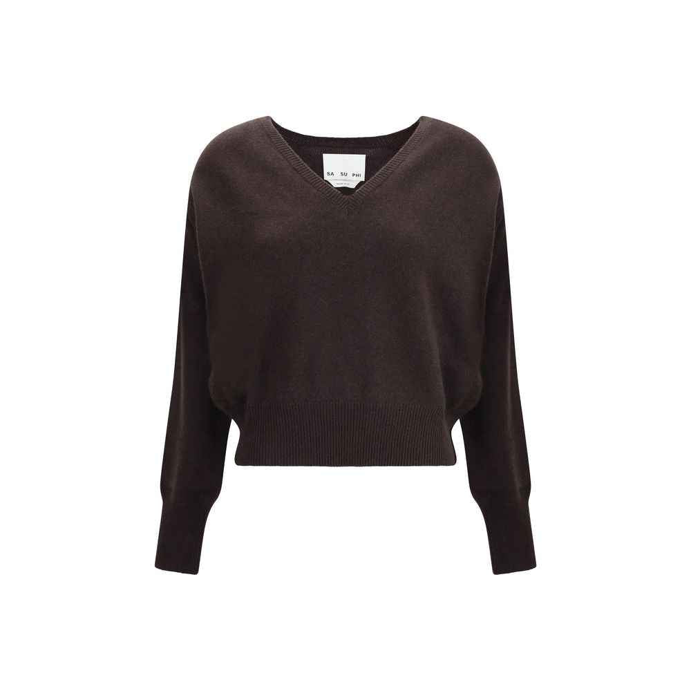 SA SU PHI Lavinia V Neck Cashmere Sweater