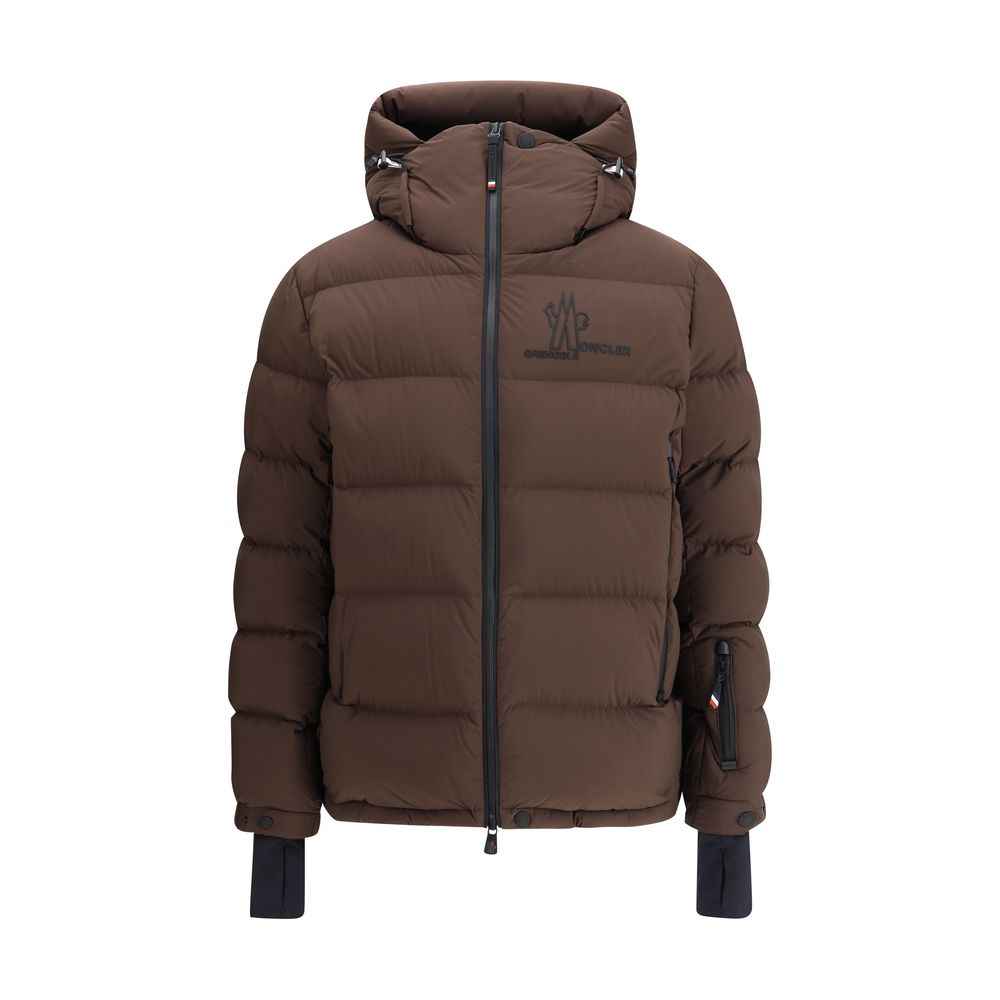 Moncler Grenoble Brown Polyamide Shell Jacket