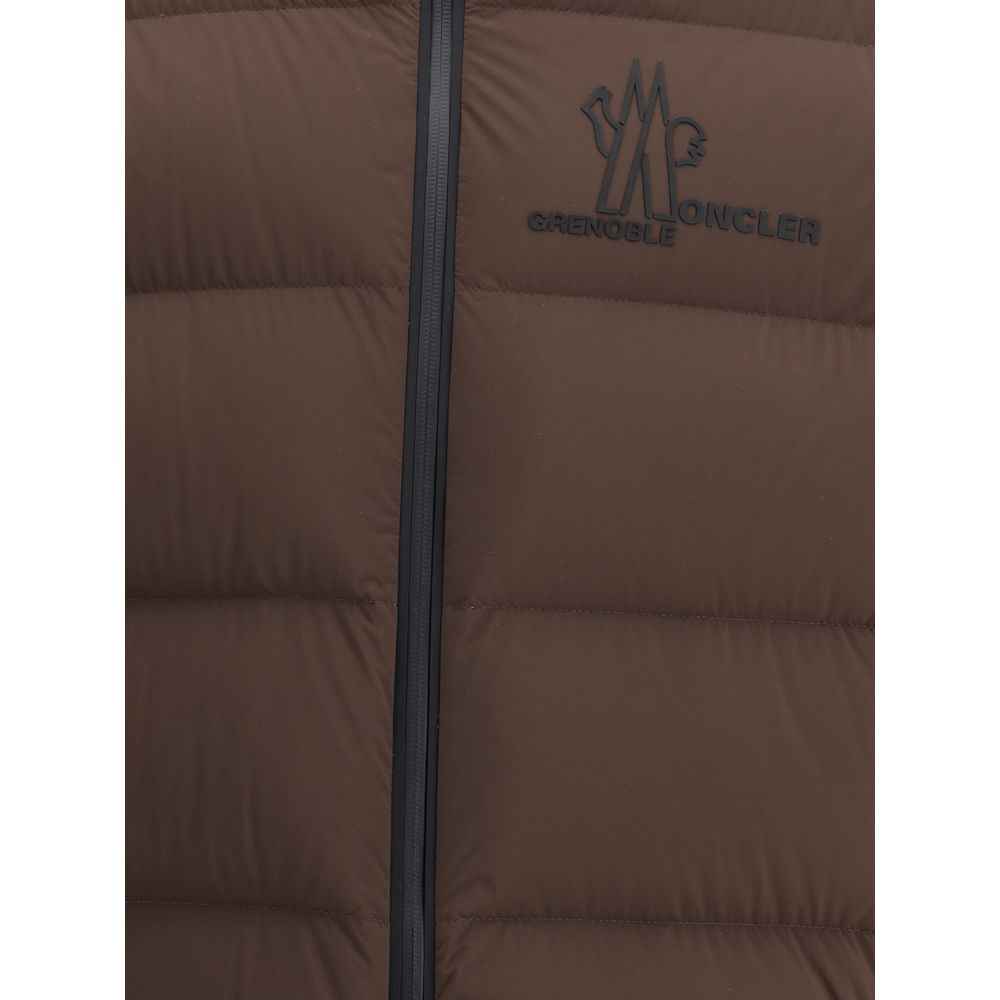 Moncler Grenoble Brown Polyamide Shell Jacket