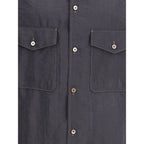 Lemaire Gray Silk Shirt