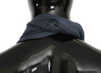 Dolce & Gabbana Modal Navy Blue Neck Wrap Men Shawl Scarf