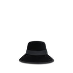 Valentino Garavani Black Cotton Fedora