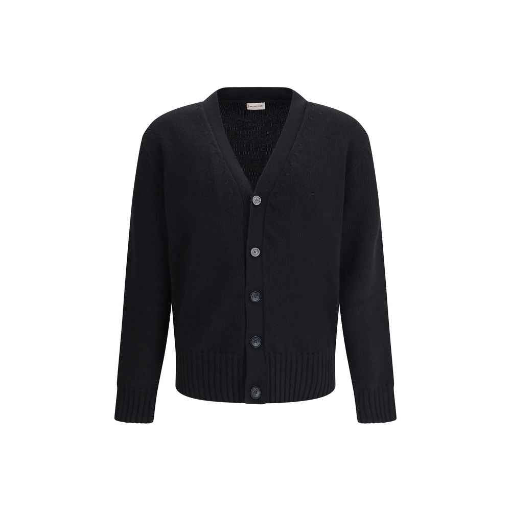 Moncler Black Fleece Wool Cardigan