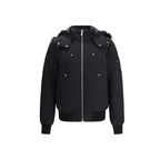 Moose Knuckles Black Cotton Bomber