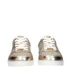 Jimmy Choo Gold Leather Sneakers