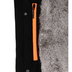 Suns Black Polyester Jackets & Coat