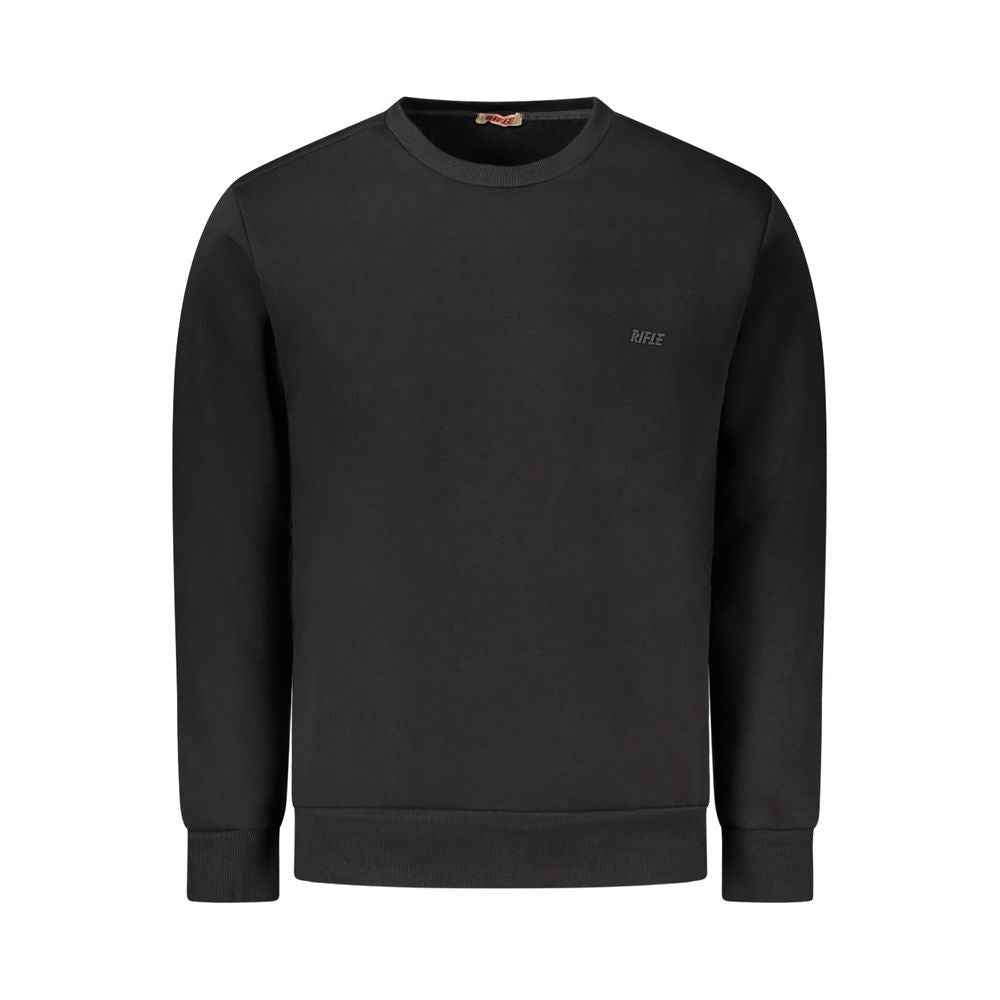 Rifle Black Cotton Sweatshirt