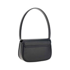 Diesel Black Calf Leather Bos Taurus Shoulder Bag