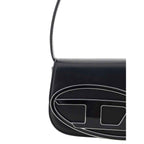 Diesel Black Calf Leather Bos Taurus Shoulder Bag