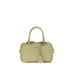Prada Green Calf Leather Bos Taurus Handbag